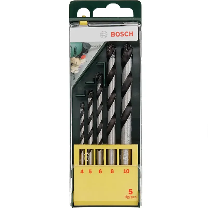 Spiralbohrer Betonbohrer-Set, HM, 5-teilig, 4 - 10 mm 2607019444 von Bosch Professional – Produktbild 2 von 2