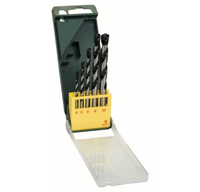 Spiralbohrer Betonbohrer-Set, HM, 5-teilig, 4 - 10 mm 2607019444 von Bosch Professional – Produktbild 1 von 2