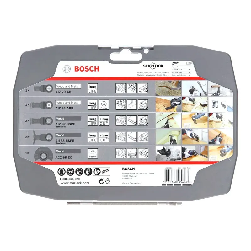 Starlock for Wood 6+1 voor multitools van Bosch – productafbeelding 3 van 3