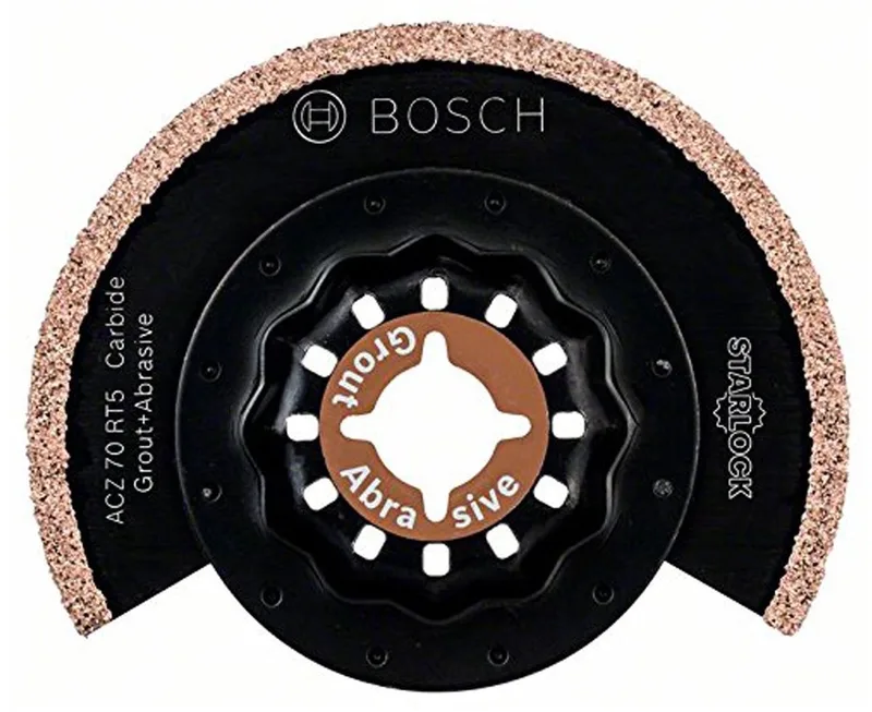 Starlock Multitoolaccessoire - ACZ 70 RT5 Carbide RIFF segmentzaagblad de Bosch – image du produit