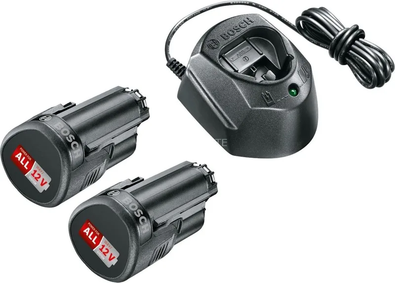 Diy Starter Set Pba 12v 2x1.5ah Ladegerät Und Batterie von Bosch – Produktbild