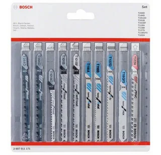 Stichsägeblatt Stichsägeblatt-Set All in One, 10-teilig 2607011171 de Bosch Professional – image du produit 1 sur 2