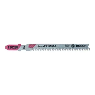 Stichsägeblatt T 102 BF, Clean for PMMA von Bosch – Produktbild