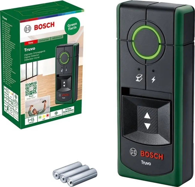 Truvo - Leidingzoeker - Inclusief Batterijen van Bosch, Kleurloos – productafbeelding 1 van 4