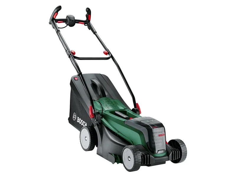 Tuinapparatuur - 18V ACCU-grasmaaier, 37 cm bereik, zonder accu, lader 06008B9E01 van Bosch – productafbeelding 2 van 5