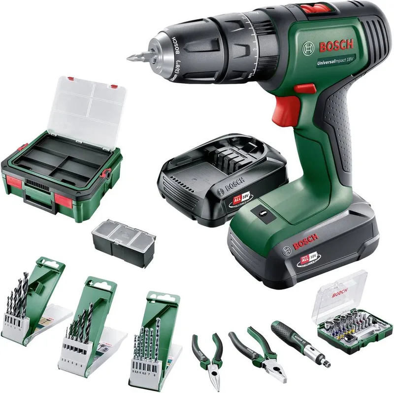 Universal Impact 18V Accu-klopboormachine Incl. lader, Incl. koffer de Bosch – image du produit
