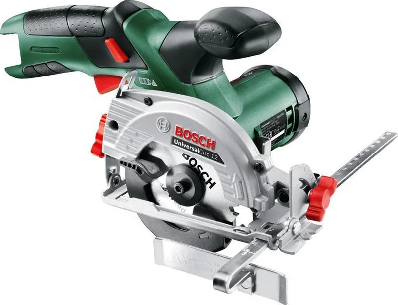 UniversalCirc 12 Accu Cirkelzaag - Inclusief zaagblad - Losse Body (geleverd zonder 12 V accu en lader) van Bosch Home & Garden – productafbeelding 1 van 3