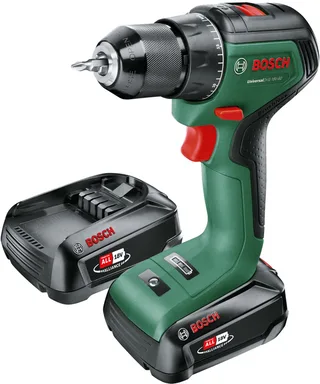UniversalDrill 18V-60 Accuschroefboormachine - Met 2x 18 V Li-Ion accu (2,0 Ah) en lader by Bosch Home & Garden – product image 1 of 5