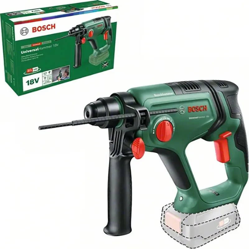 UniversalHammer -Akku-Bohrhammer 18 V Li-Ion ohne Akku de Bosch – image du produit 2 sur 6