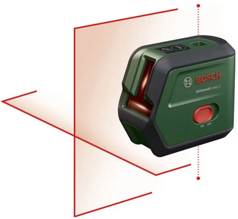 UniversalLevel 2 Kruislijnlaser Reikwijdte (max.): 12 m van Bosch – productafbeelding