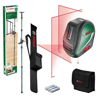 UniversalLevel 3 Maxi-Set Kreuzlinienlaser selbstnivellierend Reichweite (max.): 10 m fra Bosch Home & Garden – produktbillede 2 af 6