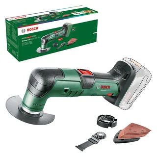 UniversalMulti 18V-32 - Multitool - Inclusief 6 vellen schuurpapier - segmentzaagblad - invalzaagblad - dieptestop en schuurvoet - Exclusief lader en accu van Bosch – productafbeelding 5 van 6