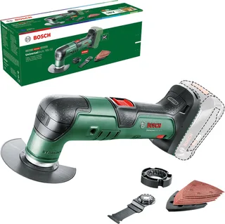 UniversalMulti 18V-32 - Multitool - Inclusief 6 vellen schuurpapier - segmentzaagblad - invalzaagblad - dieptestop en schuurvoet - Exclusief lader en accu van Bosch – productafbeelding 1 van 6