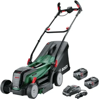 UniversalRotak 2x18V-37-550 - Accu-grasmaaier - Inclusief 2x 18V Li-Ion (4.0 Ah) accu en Lader van Bosch – productafbeelding 1 van 5