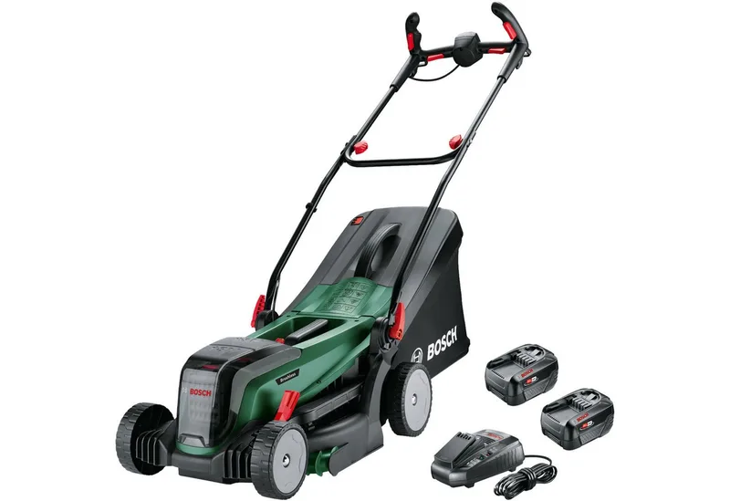 UniversalRotak 2x18V-37-550 - Accu-grasmaaier - Inclusief 2x 18V Li-Ion (4.0 Ah) accu en Lader van Bosch – productafbeelding 2 van 5
