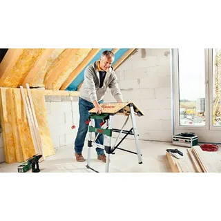 Werkbank PWB 600, L/T/H: 78x75x85 cm van Bosch, Groen – productafbeelding 2 van 3