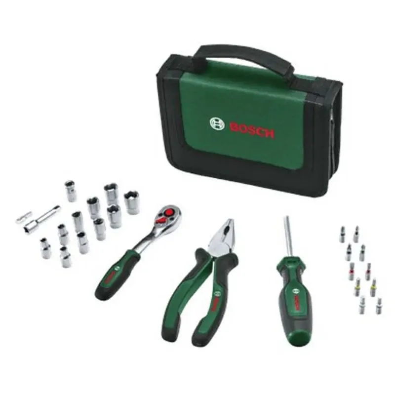 Werkzeugset, (26 Teile), Starter Werkzeug Set mit verschiedenen Handwerkzeugen, 26-teilig fra Bosch Home & Garden – produktbillede 2 af 4
