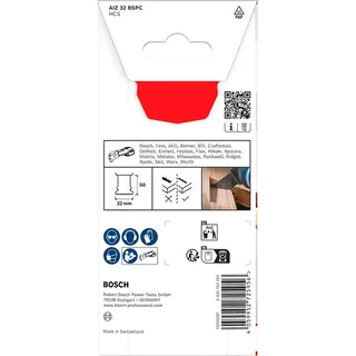 Wood Aiz 32 Bspc Starlock 32 X 50 Mm Zaagblad Voor Multitool by Bosch Professional – product image 3 of 3