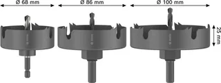 Bosch Accessories 2608594503 2608594503 Jeu de scies-cloches 1 pc(s) de Bosch Professional – image du produit 2 sur 2