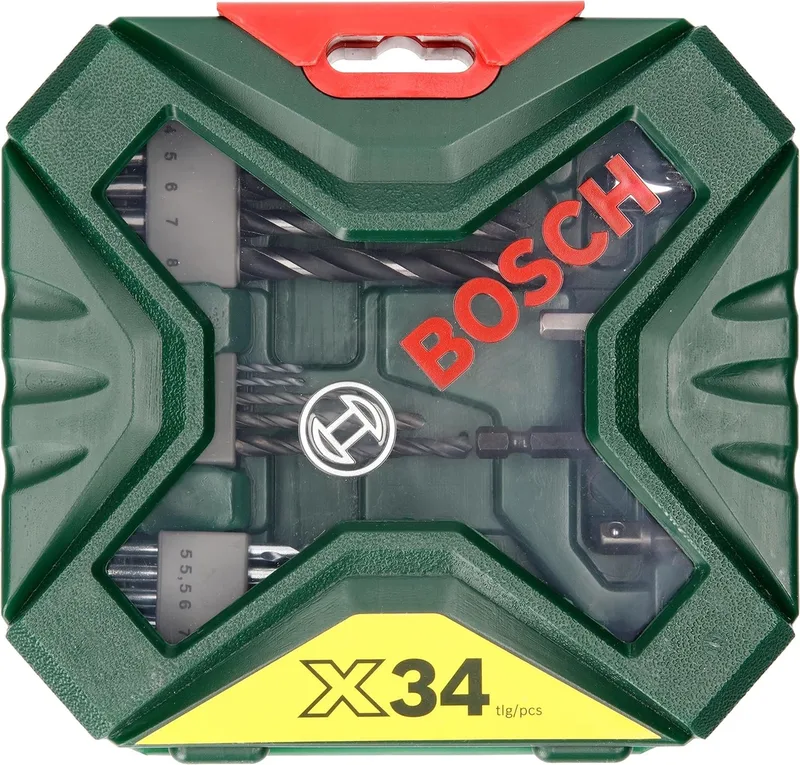X-Line 34-delige boor- en bitset voor metaal, hout & steen von Bosch Home & Garden – Produktbild