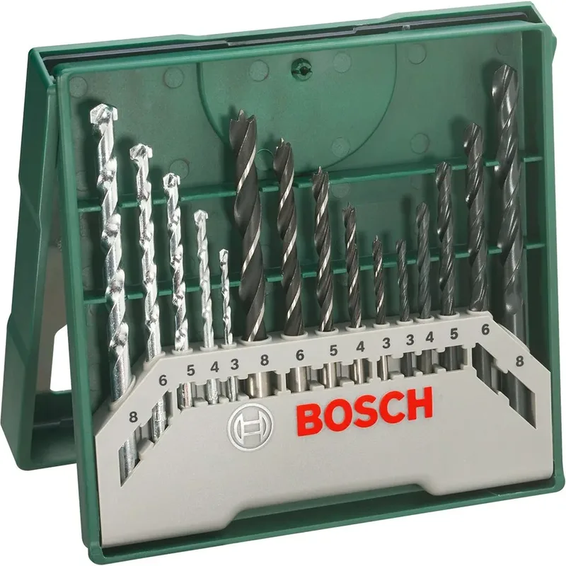 X-Line Boorset - 15-delig - Hout, metaal en steen von Bosch Home & Garden – Produktbild 3 von 3