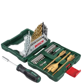 X-Line borenset - 40-delig - Titanium Plus serie - Voor hout, metaal en steen van Bosch – productafbeelding 2 van 2