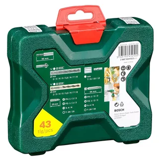 Accesorios Jeu De Forets Et D´embouts X-line Hexagonal 43 Pièces de Bosch Home & Garden – image du produit 2 sur 3