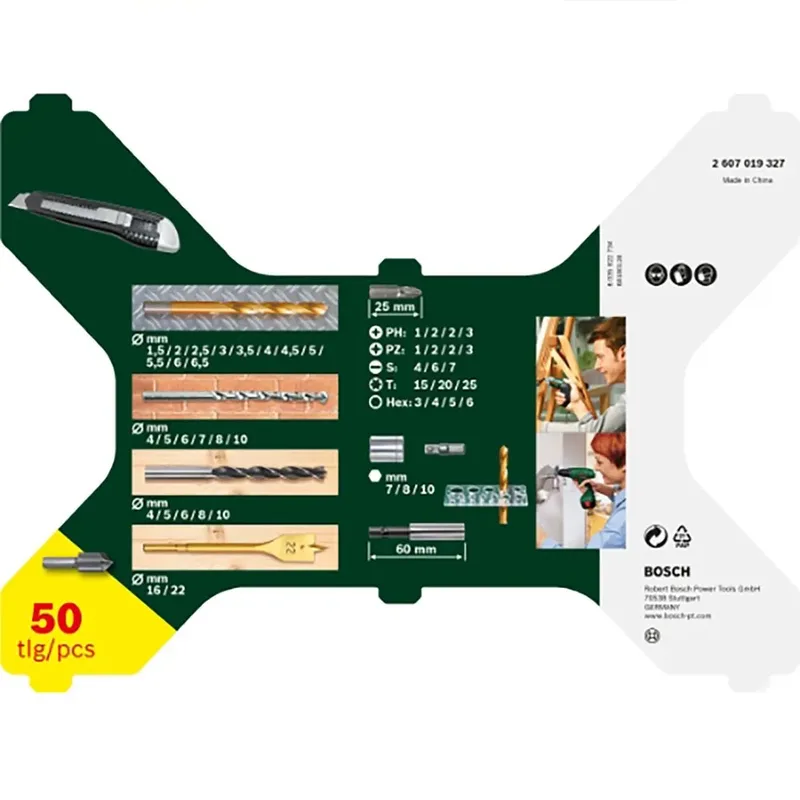 X-Line borenset - 50-delig - Titanium Plus Serie - geschikt voor alle merken by Bosch Home & Garden – product image 3 of 3