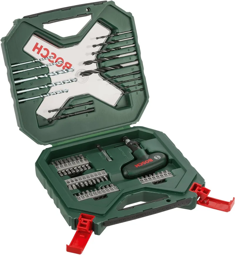 X-Line Borenset - 54-delig - Voor hout, metaal en steen by Bosch Home & Garden – product image