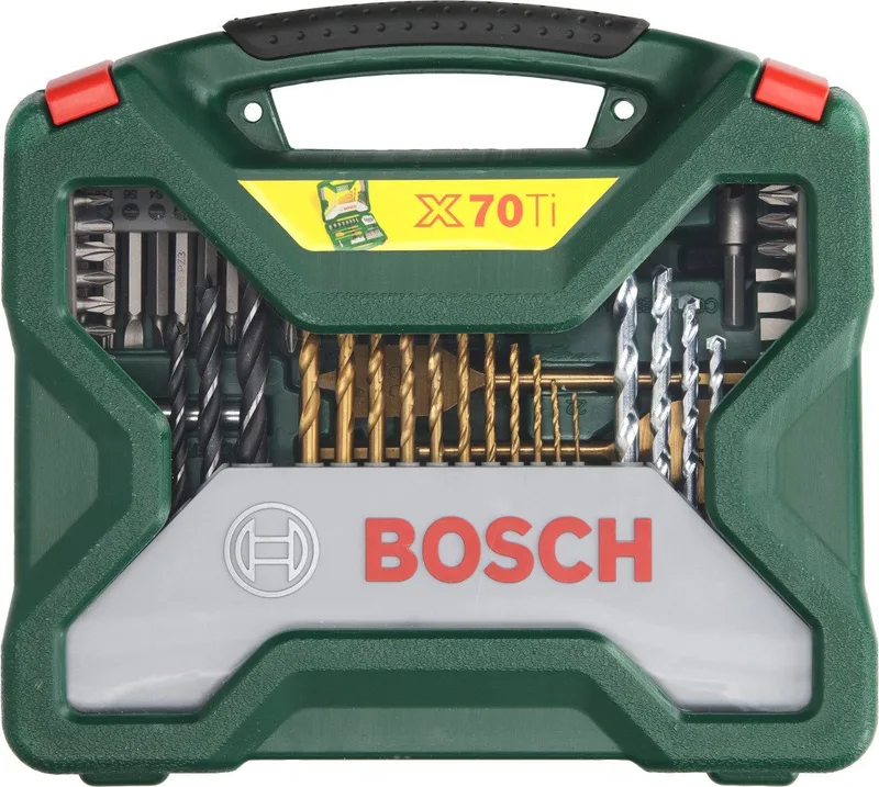X-Line borenset - 70-delig - Titanium Plus Serie - Voor hout, metaal en steen van Bosch – productafbeelding 3 van 3