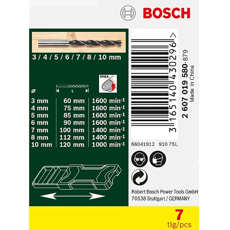 X-Line houtborenset - 7-delig - Voor hout von Bosch Home & Garden – Produktbild 3 von 3