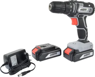 accuboorschroefmachine 2x20 V 1,5 Ah - inclusief 2 Lithium accu's - snellader - in handige koffer - Met Werklicht by Brüder Mannesmann – product image 1 of 2