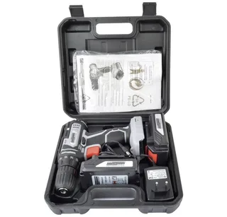 accuboorschroefmachine 2x20 V 1,5 Ah - inclusief 2 Lithium accu's - snellader - in handige koffer - Met Werklicht by Brüder Mannesmann – product image 2 of 2