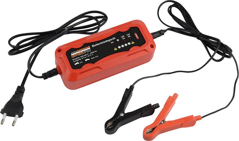 Acculader 6 en 12 Volt van Brüder Mannesmann – productafbeelding