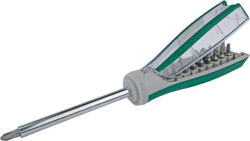 Brüder Mannesmann 19 delige bitschroevendraaier de Brüder Mannesmann, Vert – image du produit