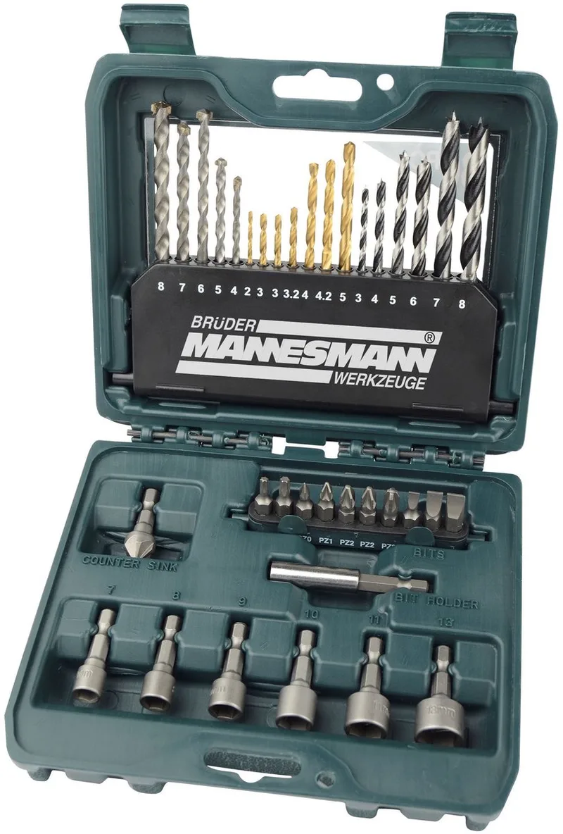 Brüder Mannesmann 54336 36-delige Bit- dop- en boorset by Brüder Mannesmann – product image