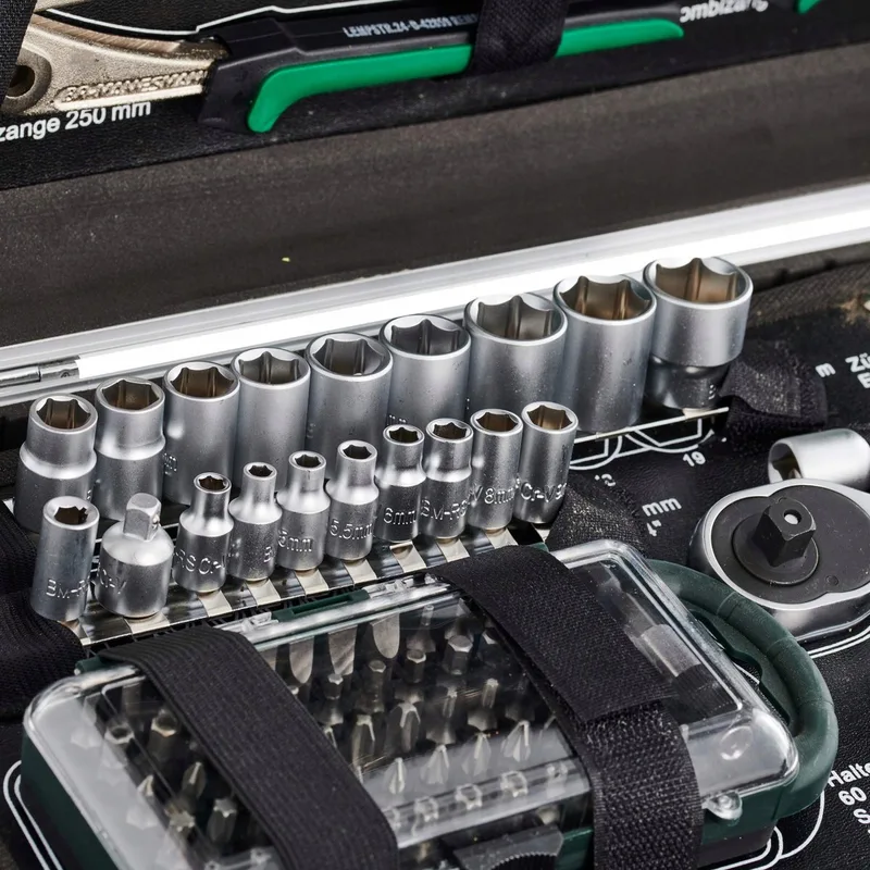 Brüder Mannesmann 61-delige Gereedschapsset met Aluminium Koffer by Brüder Mannesmann – product image
