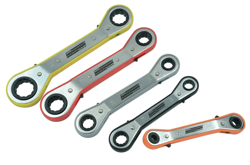 Knarren-Ringschlüssel-Satz, 5-teilig by Brüder Mannesmann – product image