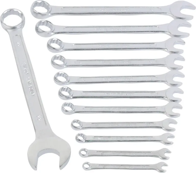 M 130-12 DIN Ring-Maulschlüssel-Satz 12teilig by Brüder Mannesmann – product image 1 of 3
