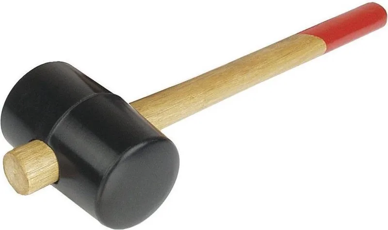 M 709-055 Rubberen hamer 380 g 275 mm 1 stuk(s) de Brüder Mannesmann, Kleurloos – image du produit
