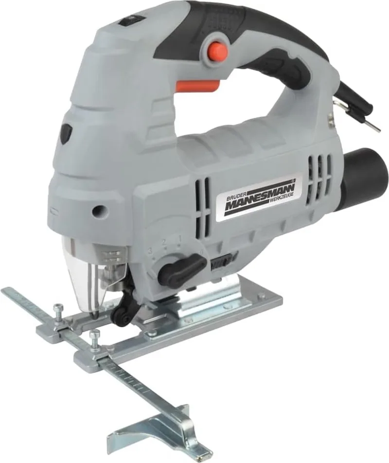 M12781 - Electrische Pendel decoupeerzaag met Lasergeleiding en Led werklicht - 800W - Diverse accessoires - 2 jaar garantie by Brüder Mannesmann – product image