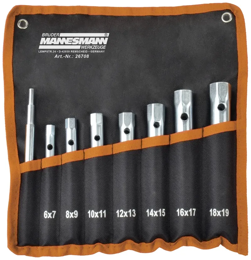 M26708 Rohrsteckschlüssel 8teilig by Brüder Mannesmann – product image 1 of 2