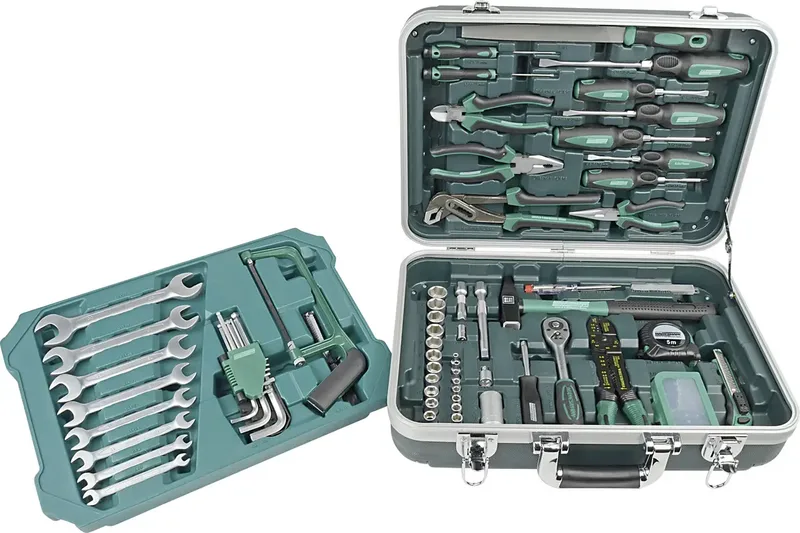 M29089 pour les bricoleurs Mallette à outils équipée 108 pièces (L x l x H) 465 x 355 x 165 mm de Brüder Mannesmann – image du produit
