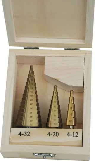 M54603 M54603 HSS Titan Stufenbohrer-Set 3teilig titanbeschichtet 1 St. de Brüder Mannesmann – image du produit 1 sur 2