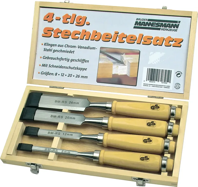 M66104 4-delige set steekbeitels by Brüder Mannesmann – product image
