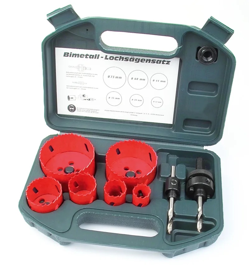 MANNESMANN 8-delige set gatenzaag / gatzagen by Brüder Mannesmann – product image