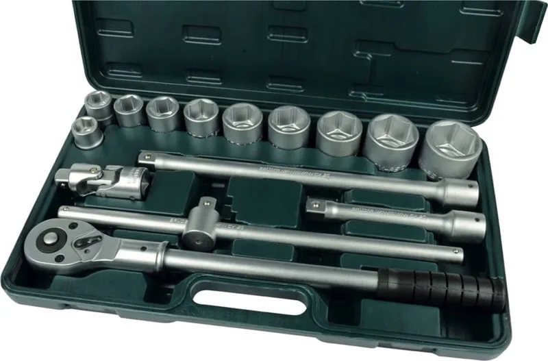 Mannesmann M 2065 Dopsleutelset 15-delig by Brüder Mannesmann, Kleurloos – product image