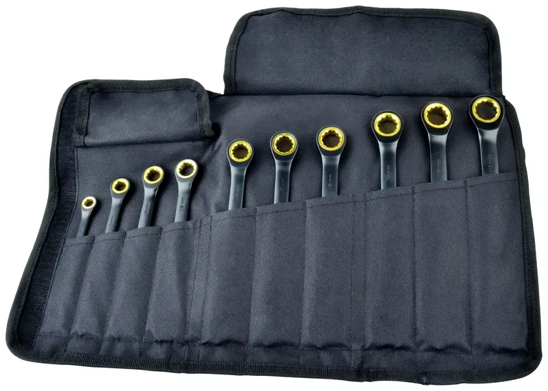 Q25210 Quantool Rollgabelschlüssel-Satz 10teilig Schlüsselweite (Metrisch) 8 - 19 mm by Brüder Mannesmann – product image 2 of 2
