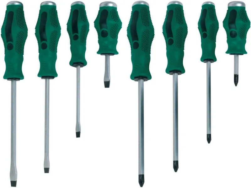Schroevendraaierset (8-dlg) by Brüder Mannesmann, Kleurloos – product image