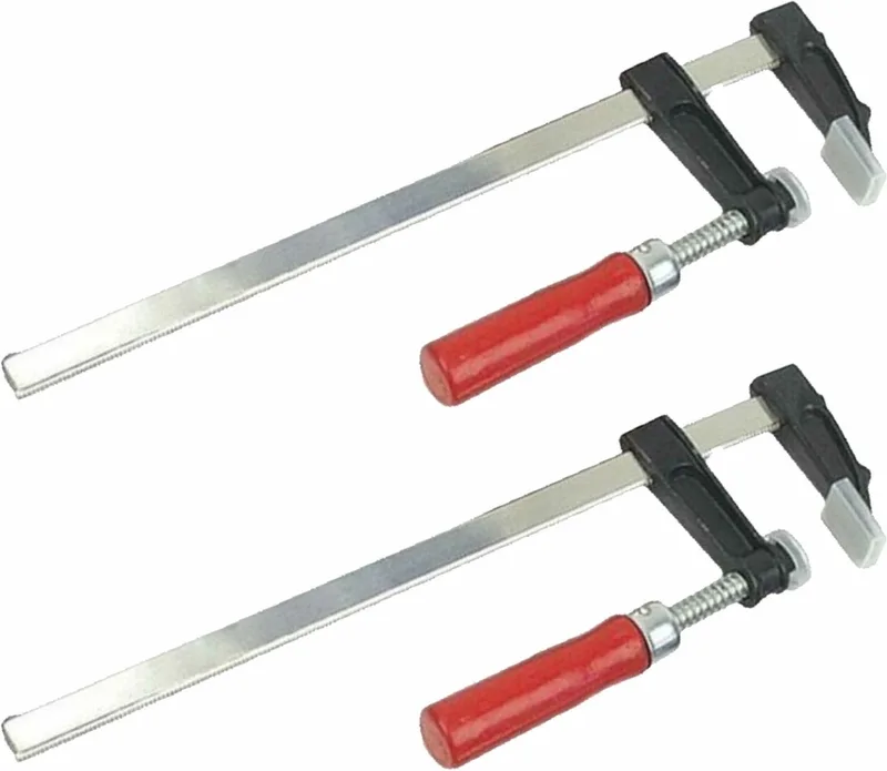 Snelspan lijmklem - 2x - verzinkt staal - bereik 300 mm - lijmtang de Brüder Mannesmann, Multicolore – image du produit